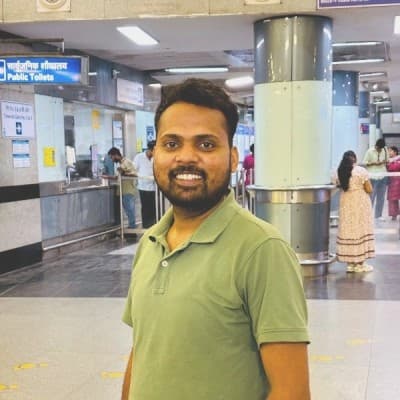 Portrait of Alok Yadav, QA engineer at MARK 2